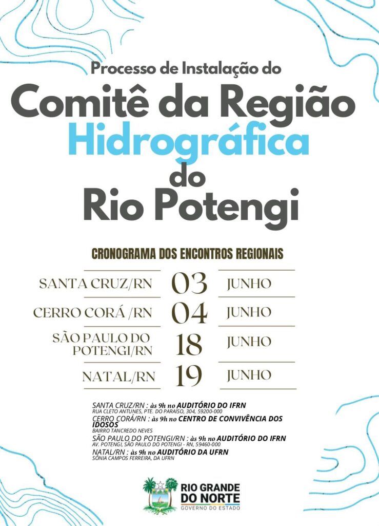 Processo de Instalação do Comitê da Região Hidrográfica do Rio Potengi