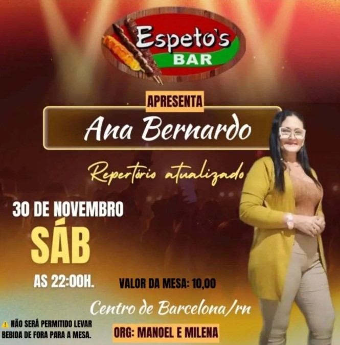 Ana Bernado no Espeto´s Bar